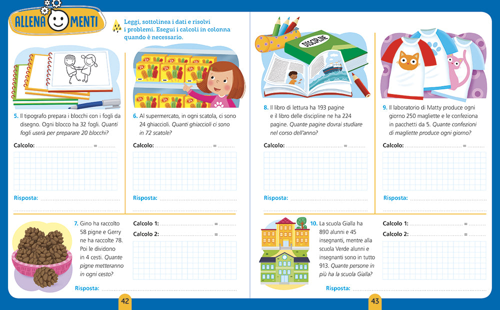 Il quaderno dei problemi di matematica classe 3::Come risolvere i problemi: metodo, esercizi e soluzioni