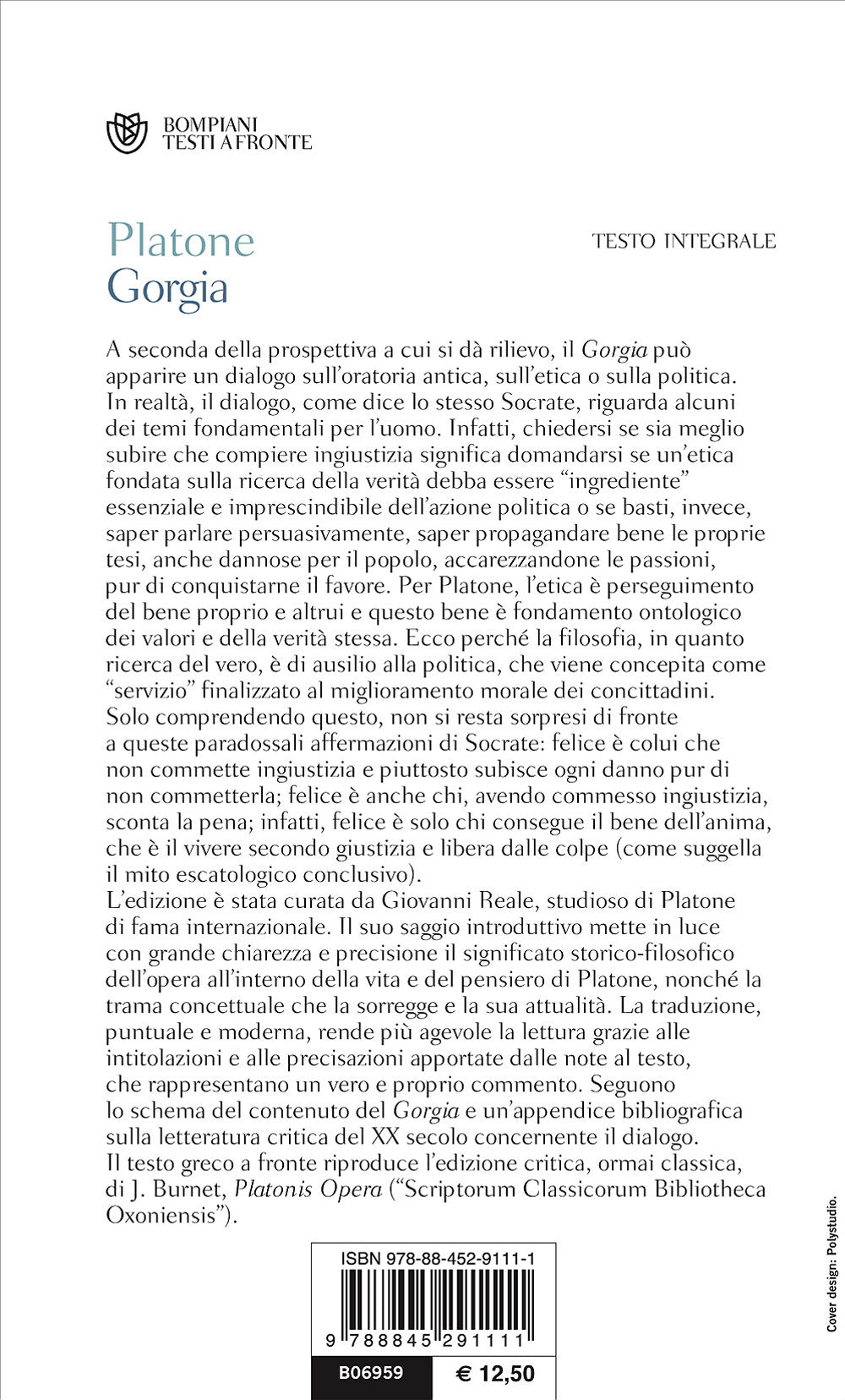 Gorgia::Testo greco a fronte