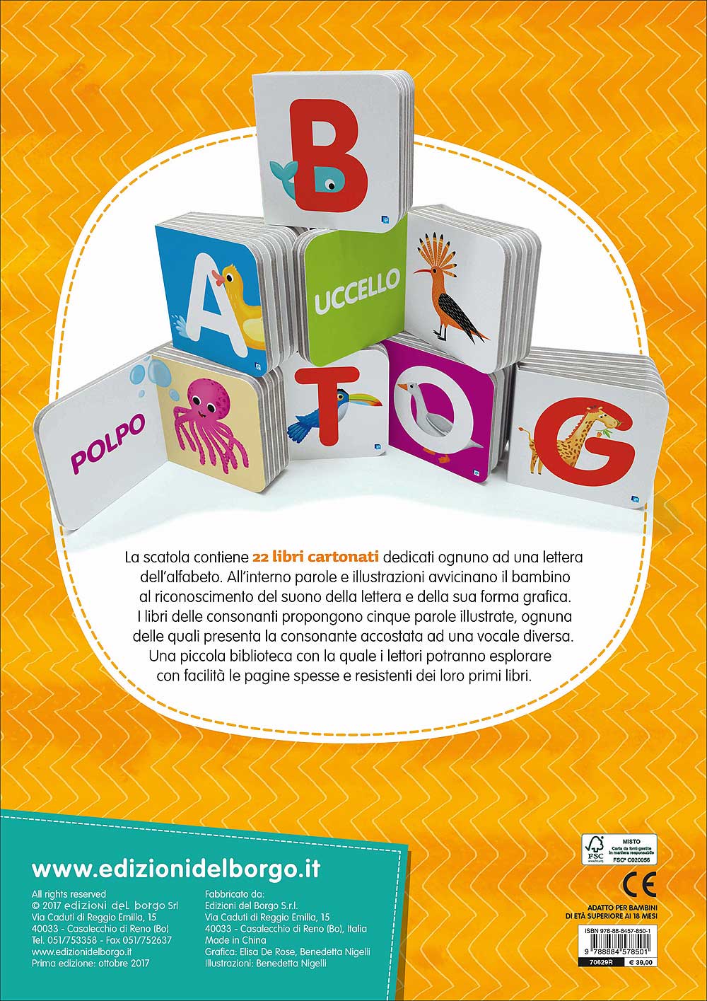 Il mio primo Alfabeto::22 libri per conoscere le lettere dell'alfabeto!