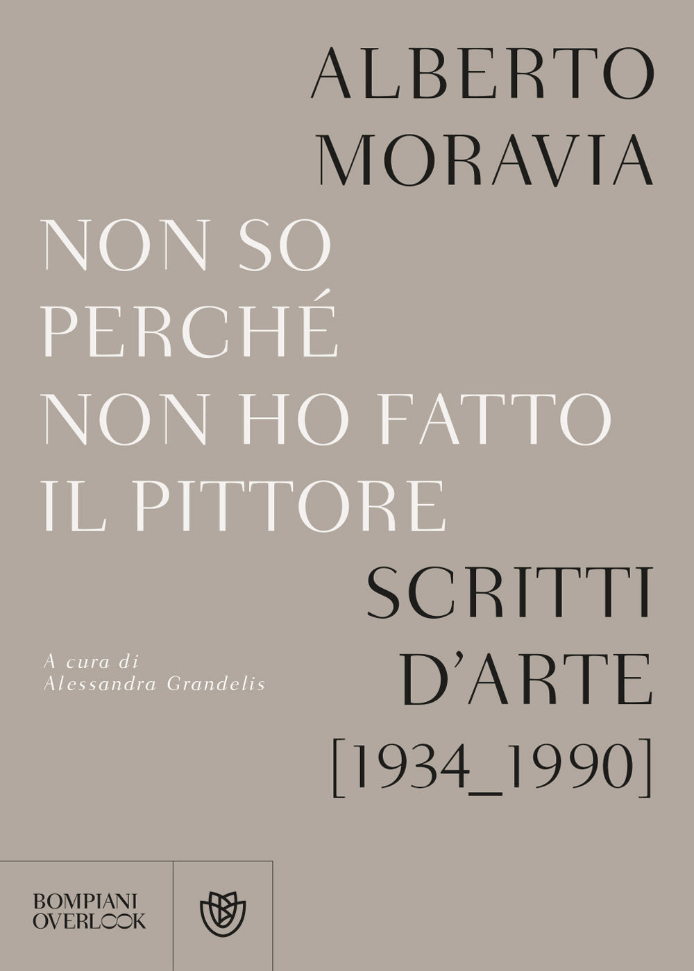 Non so perché non ho fatto il pittore::Scritti d'arte (1934-1990)