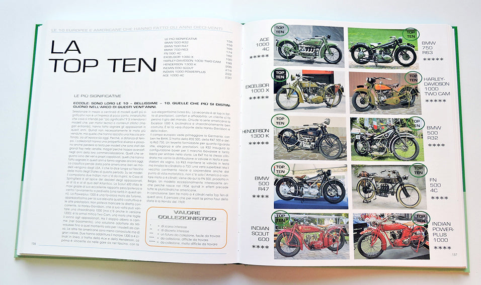 Il grande libro delle MOTO EUROPEE E AMERICANE ANNI 10-20