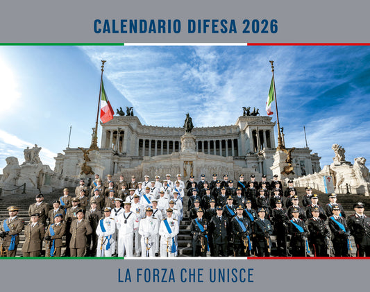 Calendario Difesa 2026 - da parete ::La forza che unisce