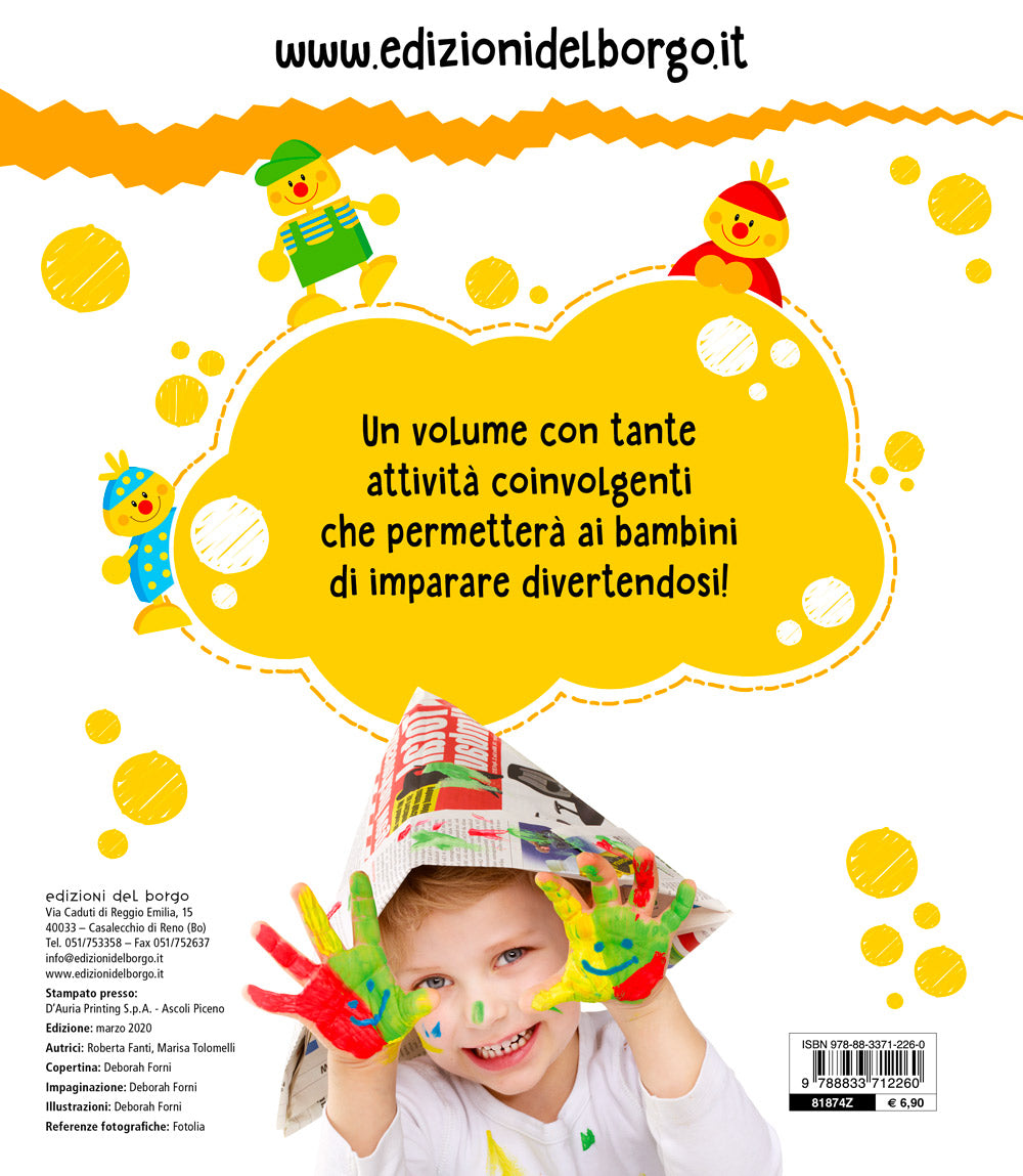 Il libro per imparare 3 anni::Tanti giochi e attività per imparare divertendosi