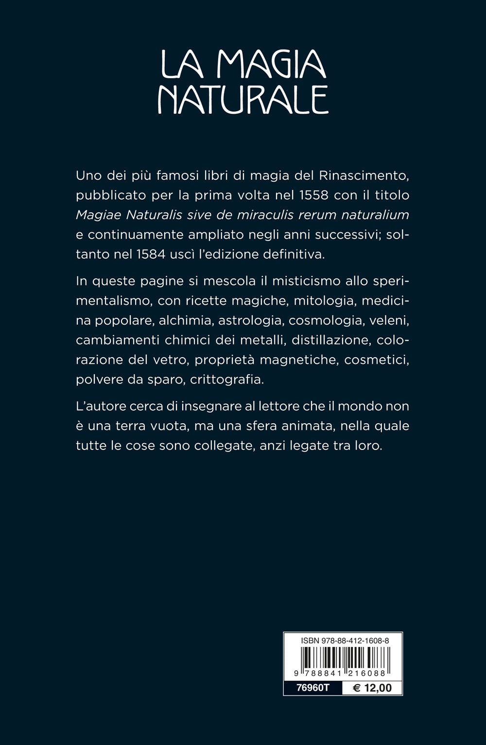 La magia naturale::I segreti e le meraviglie della natura
