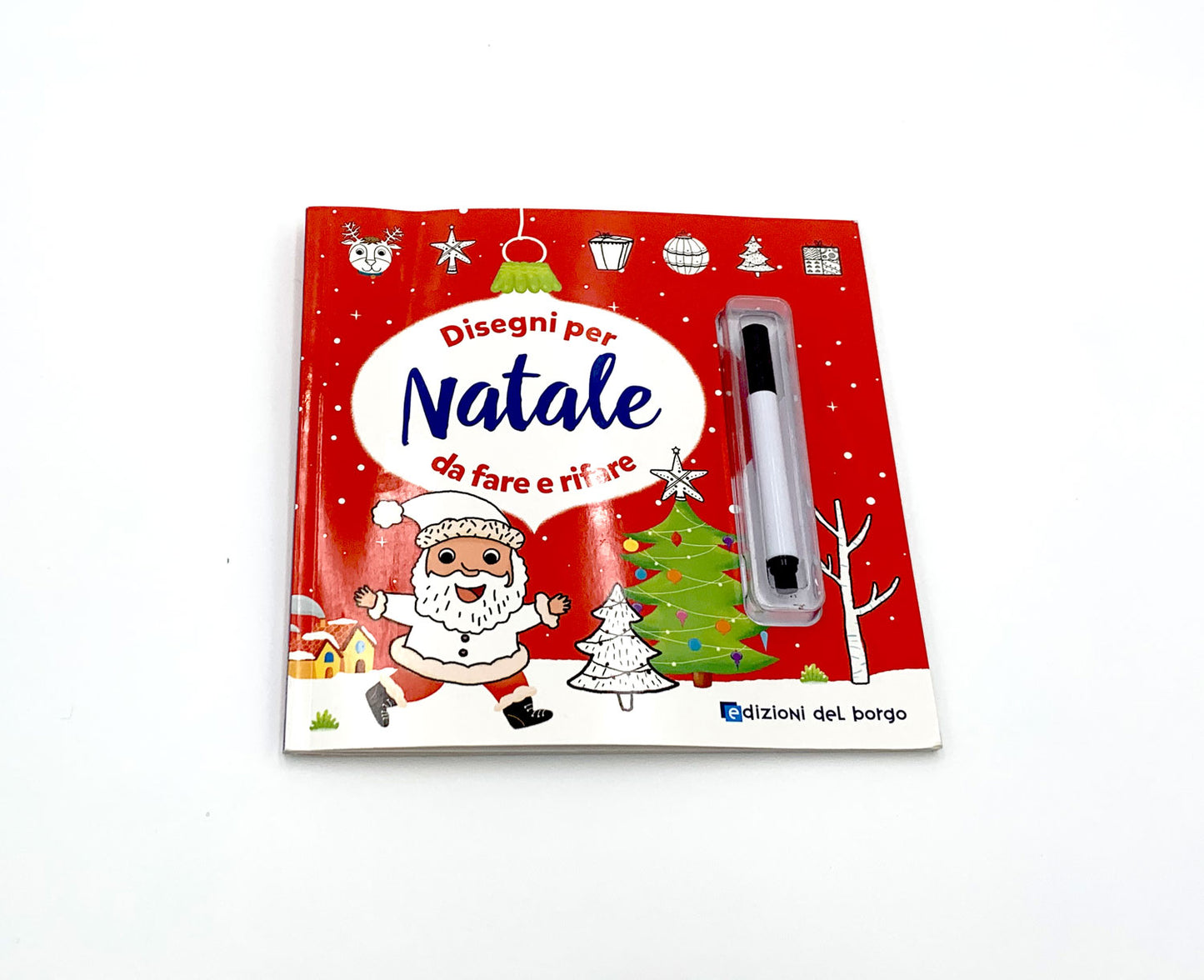 Disegni per Natale da fare e rifare::Con pennarello con inchiostro a base d'acqua