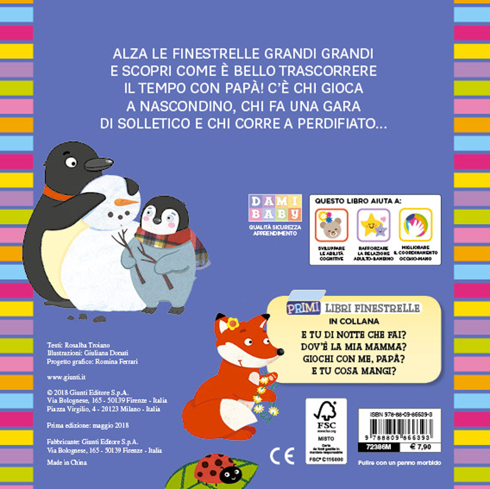 Giochi con me papà?::Con finestrelle giganti