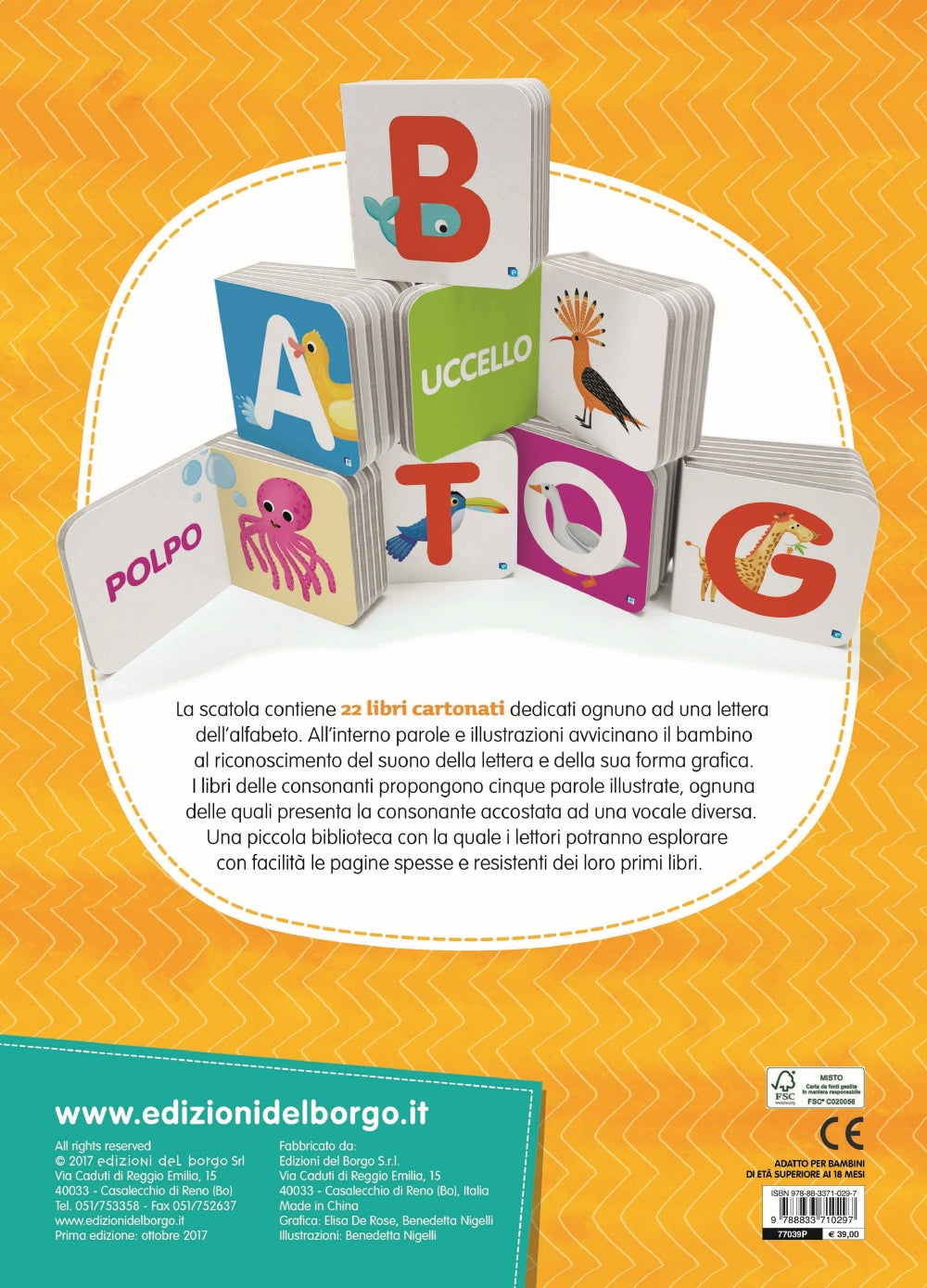Il mio primo Alfabeto::22 libri per conoscere le lettere dell'alfabeto!