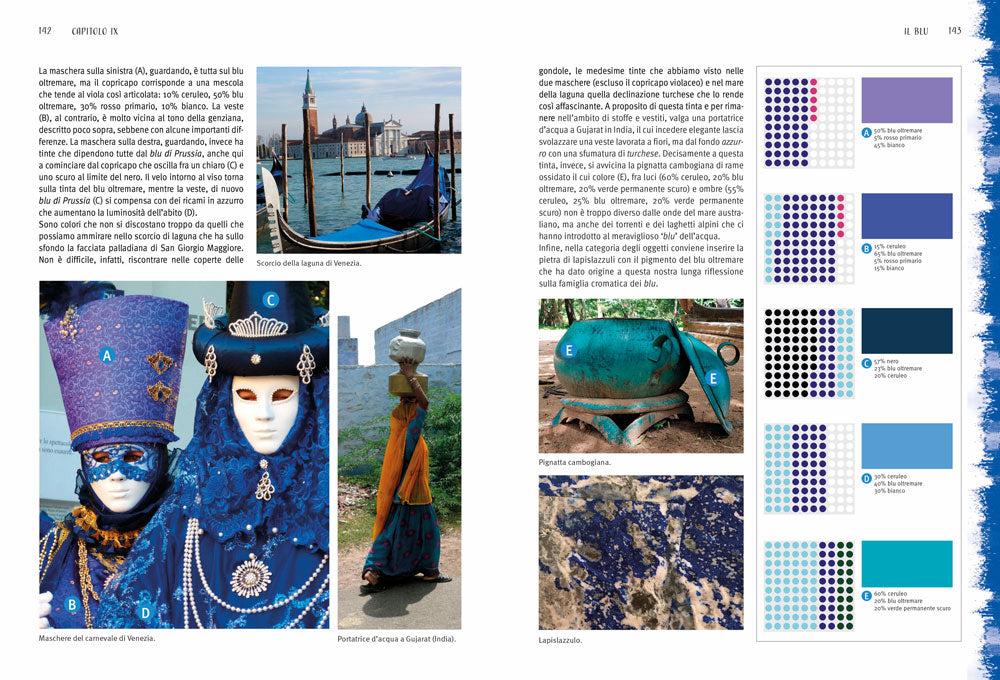 Capire e usare i colori::Teoria e storia - Mescole cromatiche - Riproduzione ed esercizi