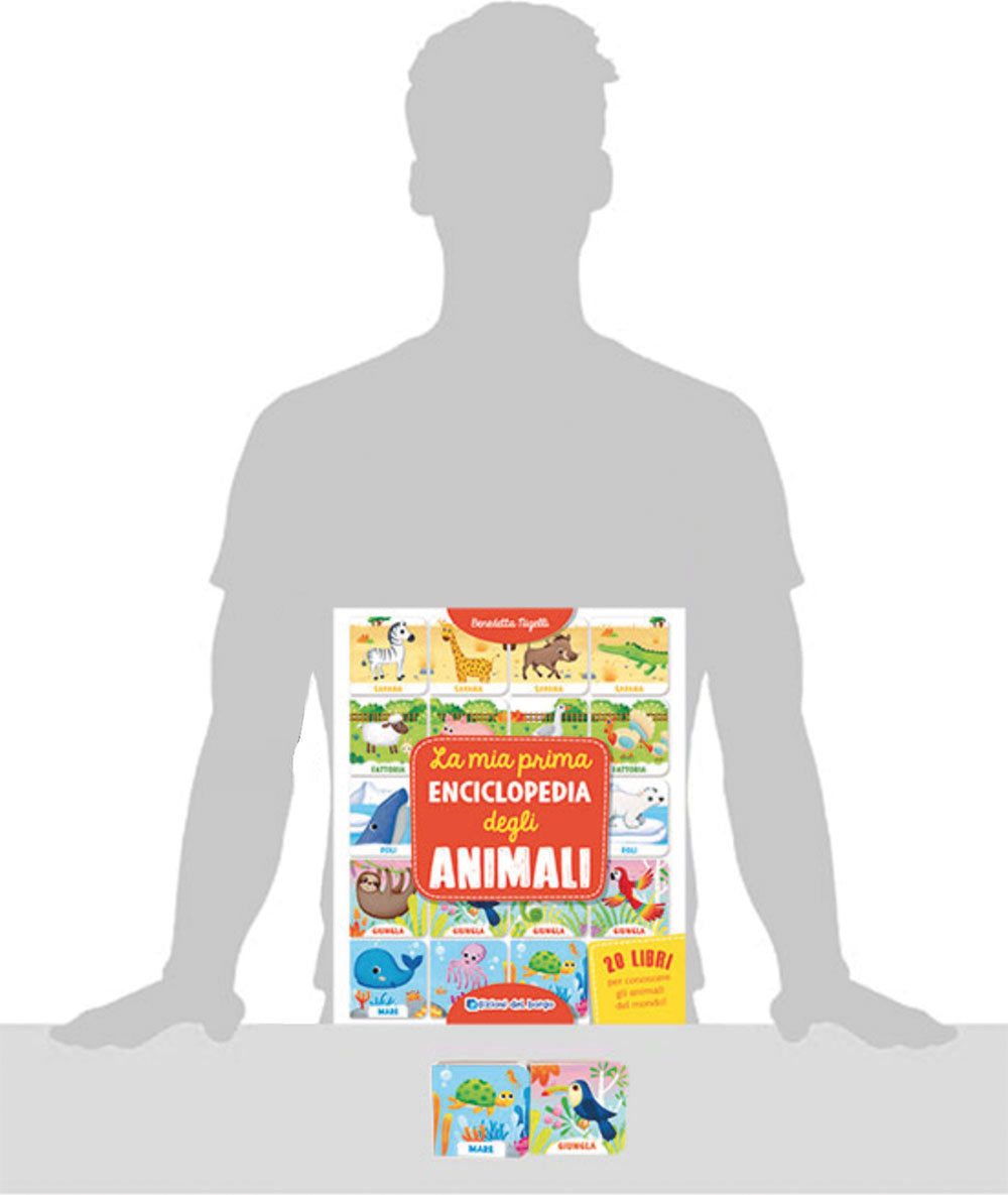 La mia prima enciclopedia degli animali::20 libri per conoscere gli animali del mondo!
