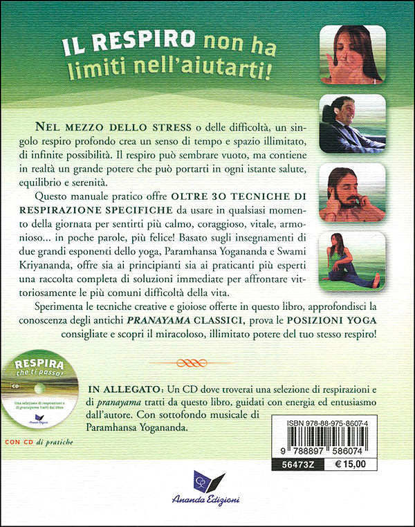 Respira che ti passa! + CD::Tecniche di respirazione per l'autoguarigione