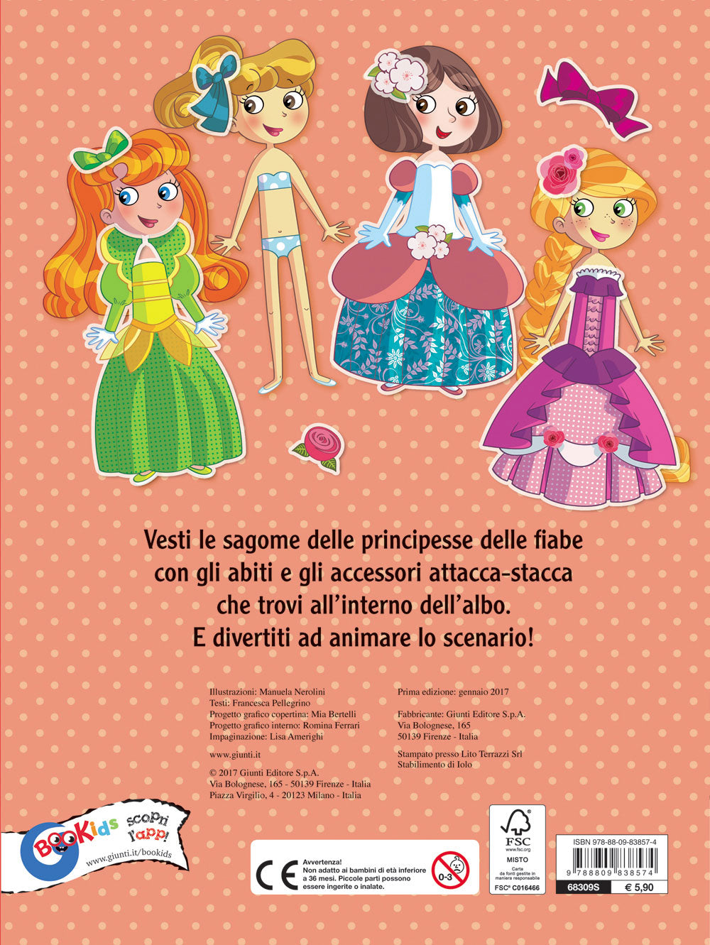Principesse delle fiabe attacca-stacca::Con tanti vestiti e accessori attacca-stacca!