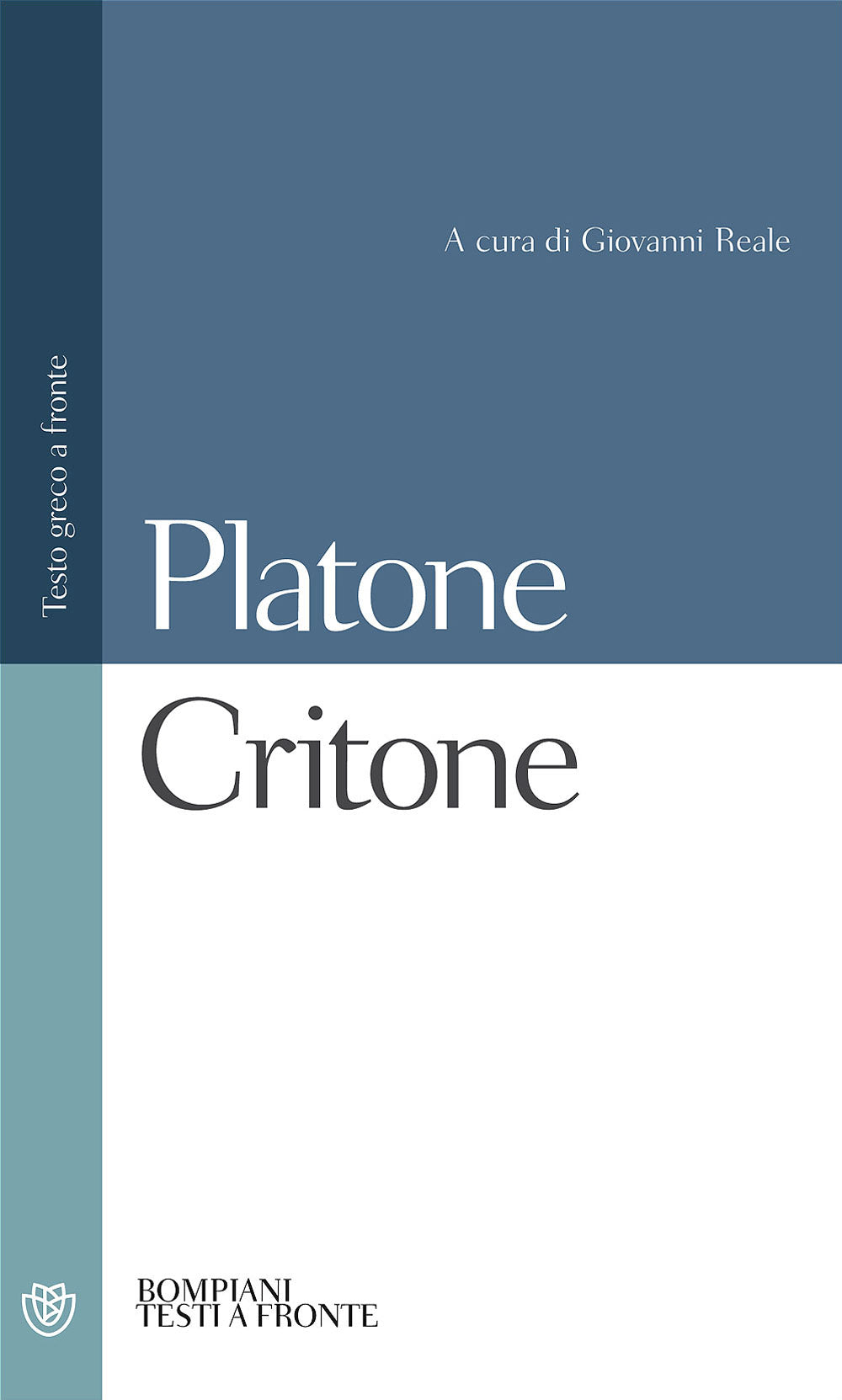 Critone::Testo greco a fronte