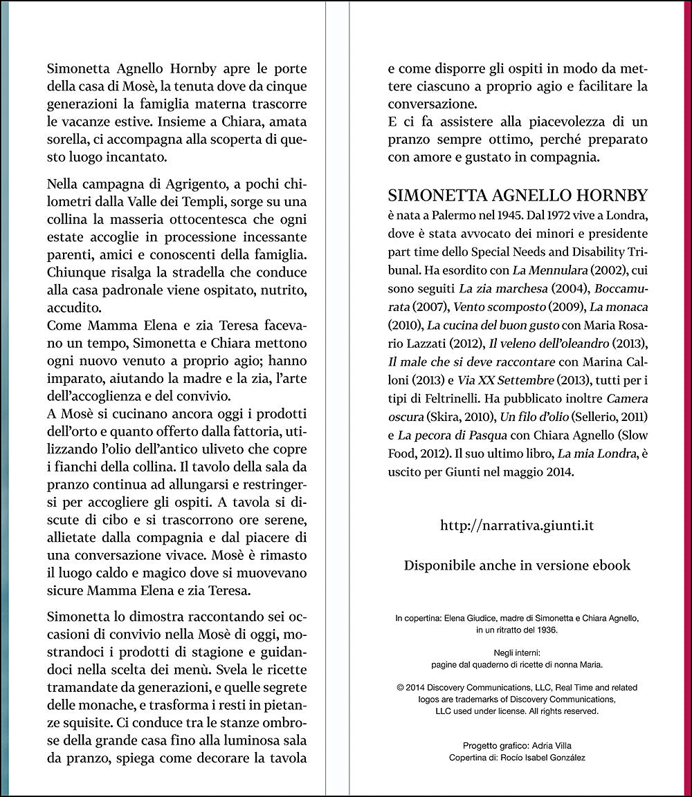 Il pranzo di Mosè::Con le ricette di Chiara Agnello