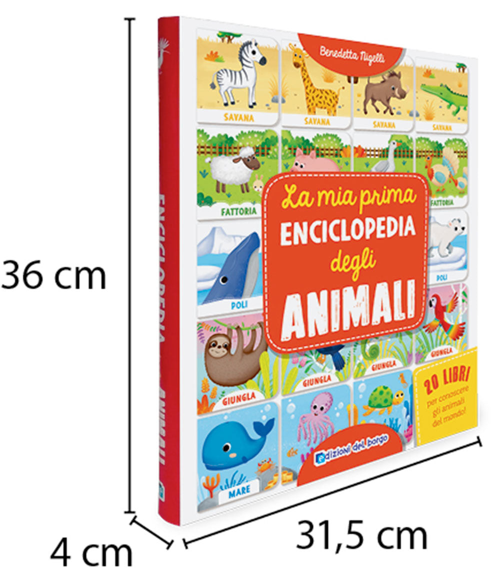 La mia prima enciclopedia degli animali::20 libri per conoscere gli animali del mondo!