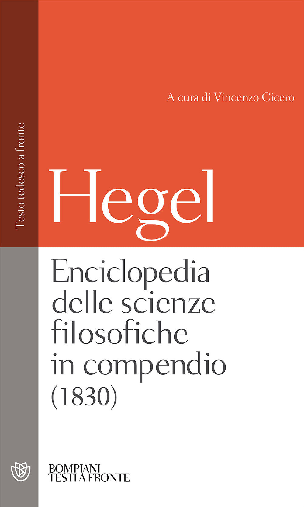 Enciclopedia delle scienze filosofiche in compendio (1830)::Testo tedesco a fronte