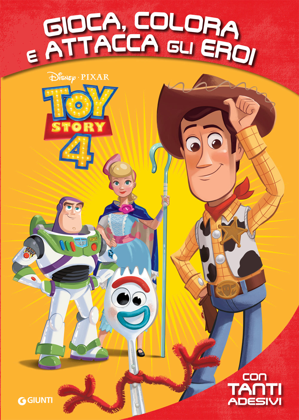 Attacca gli Eroi - Gioca, Colora e Attacca Toy Story 4