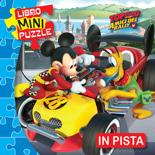 Libro Mini Puzzle - Topolino e gli amici del rally. In pista