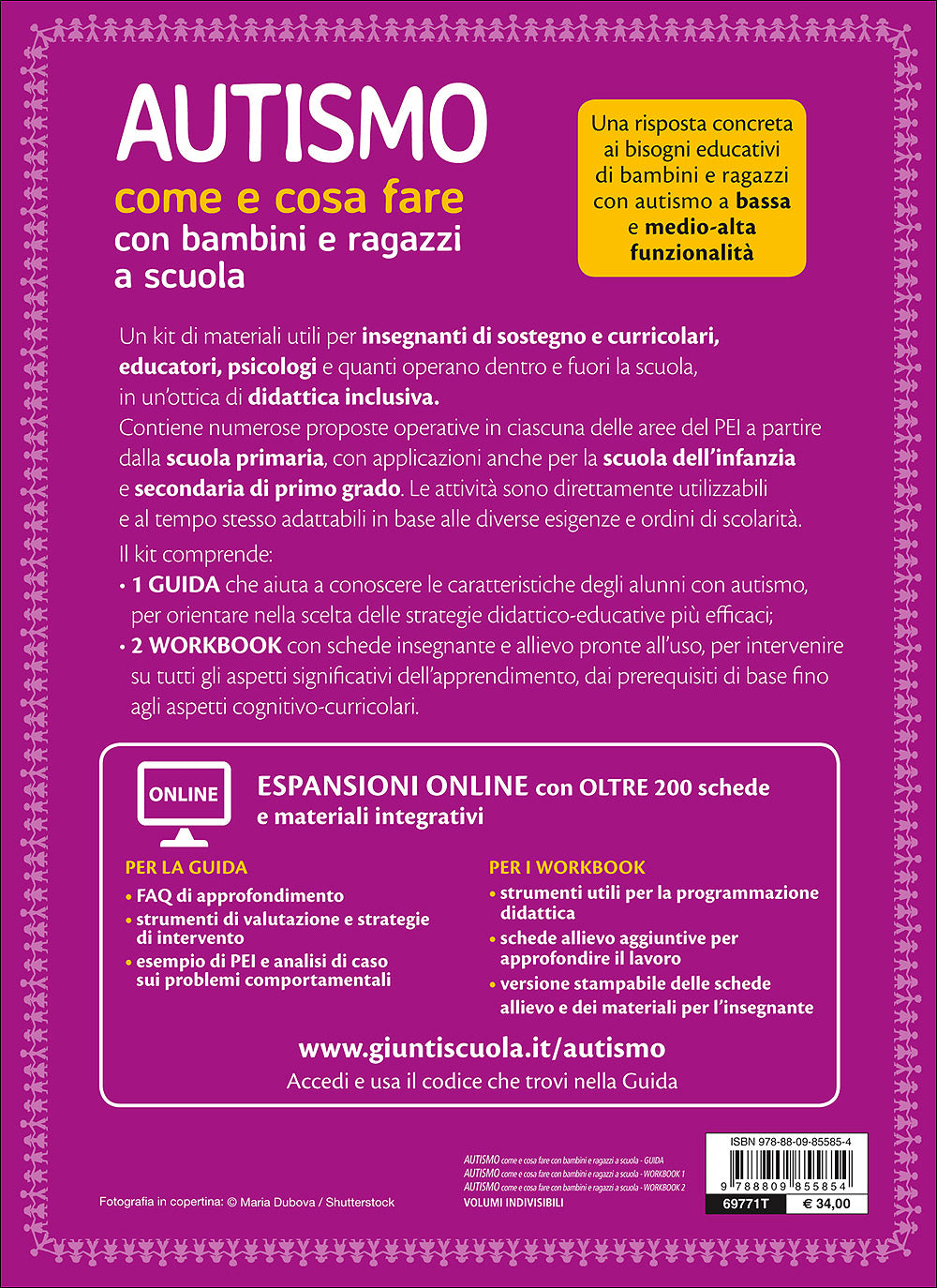 Autismo come e cosa fare con bambini e ragazzi a scuola::1 Guida operativa e 2 Workbook - Espansioni on line