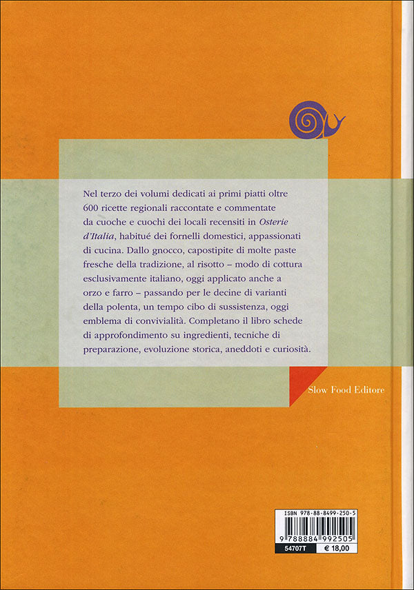 Riso, polenta, gnocchi::600 piatti della tradizione regionale - Ricette di osterie d'Italia