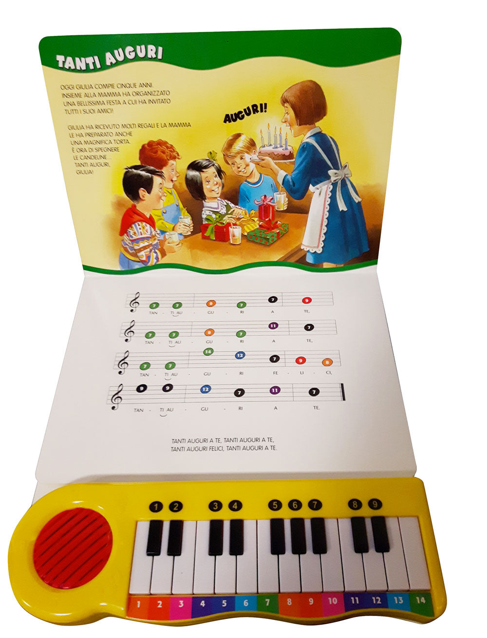Il Libro Pianoforte::Con 12 famose canzoncine da leggere, cantare e suonare!