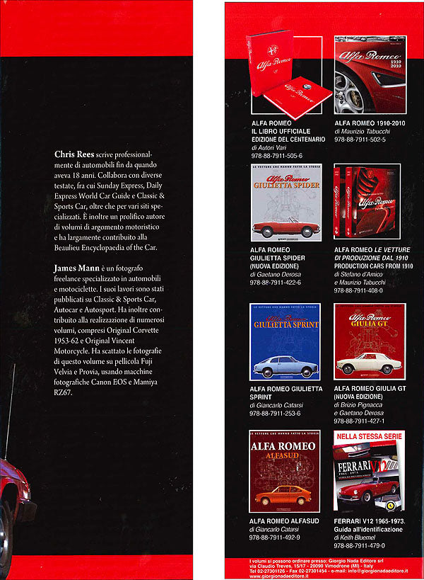 Alfa Romeo Spider 1966-1993::Guida all'identificazione e al restauro