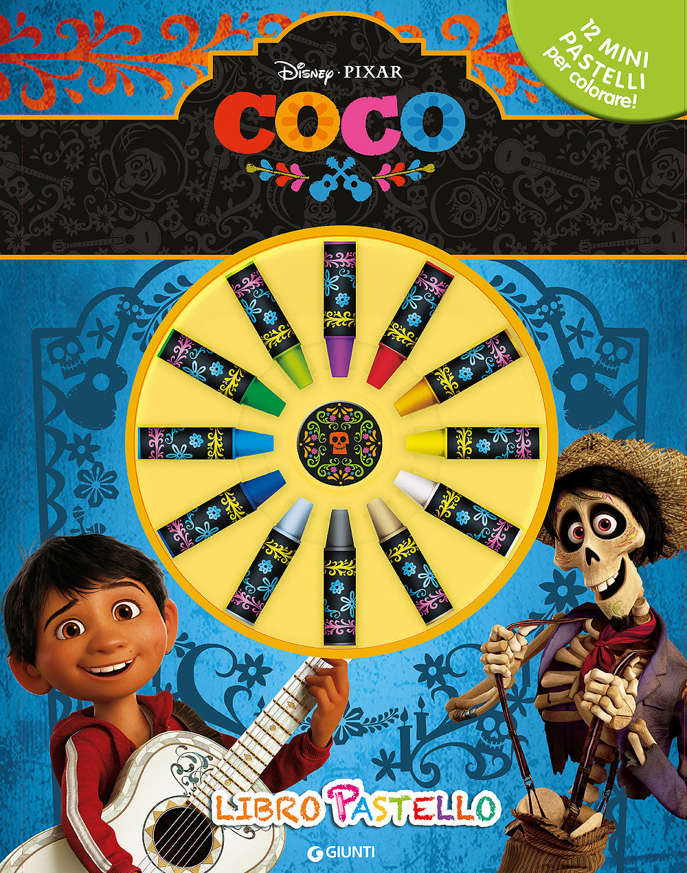 Libro Pastello - Coco::12 mini pastelli per colorare!