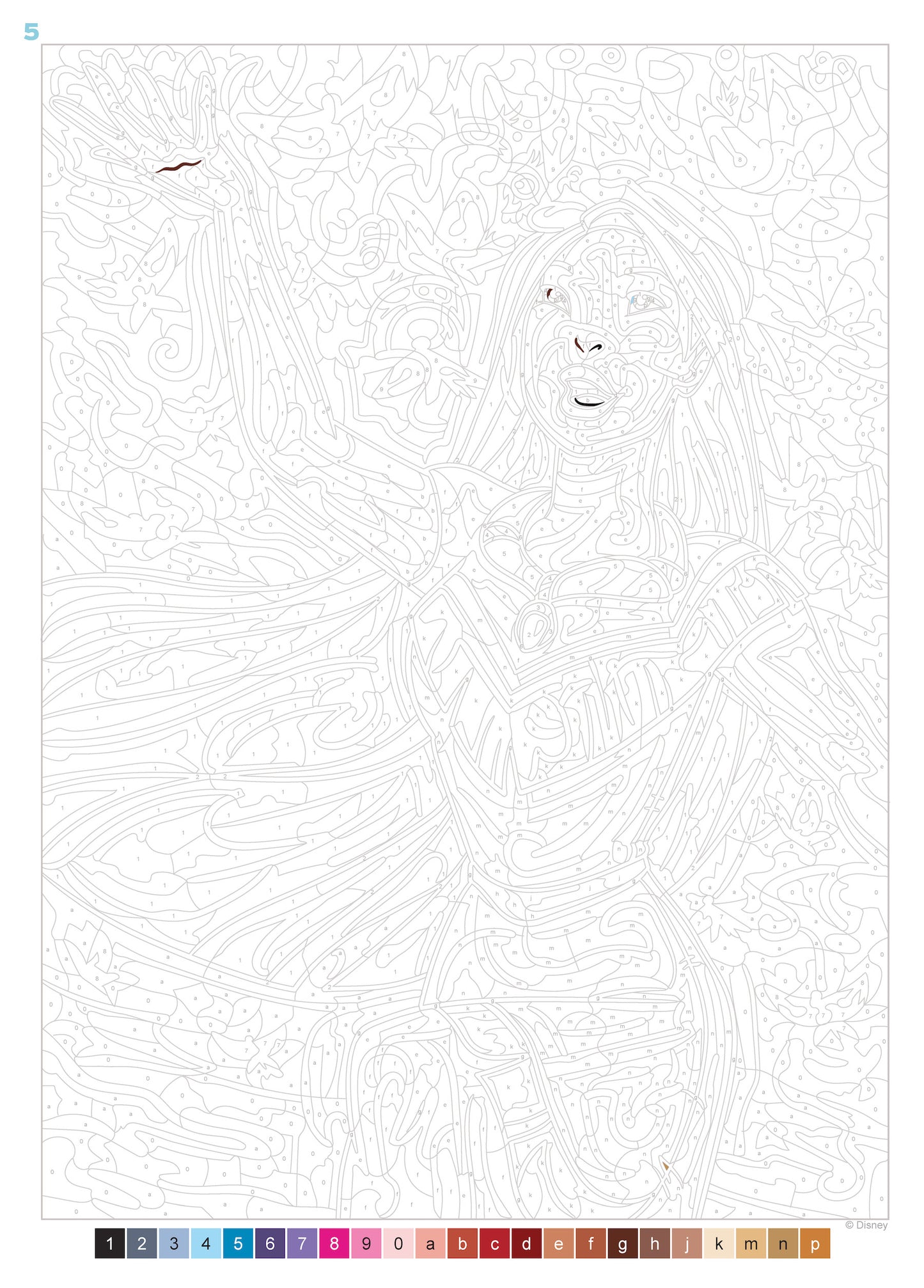 PRINCIPESSE Colori Misteriosi Disney Princess::Arteterapia Libro da colorare per adulti