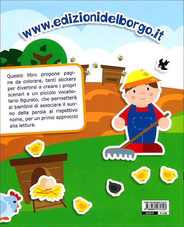 La Fattoria::Gioca con gli stickers, colora e impara - Con più di 70 stickers
