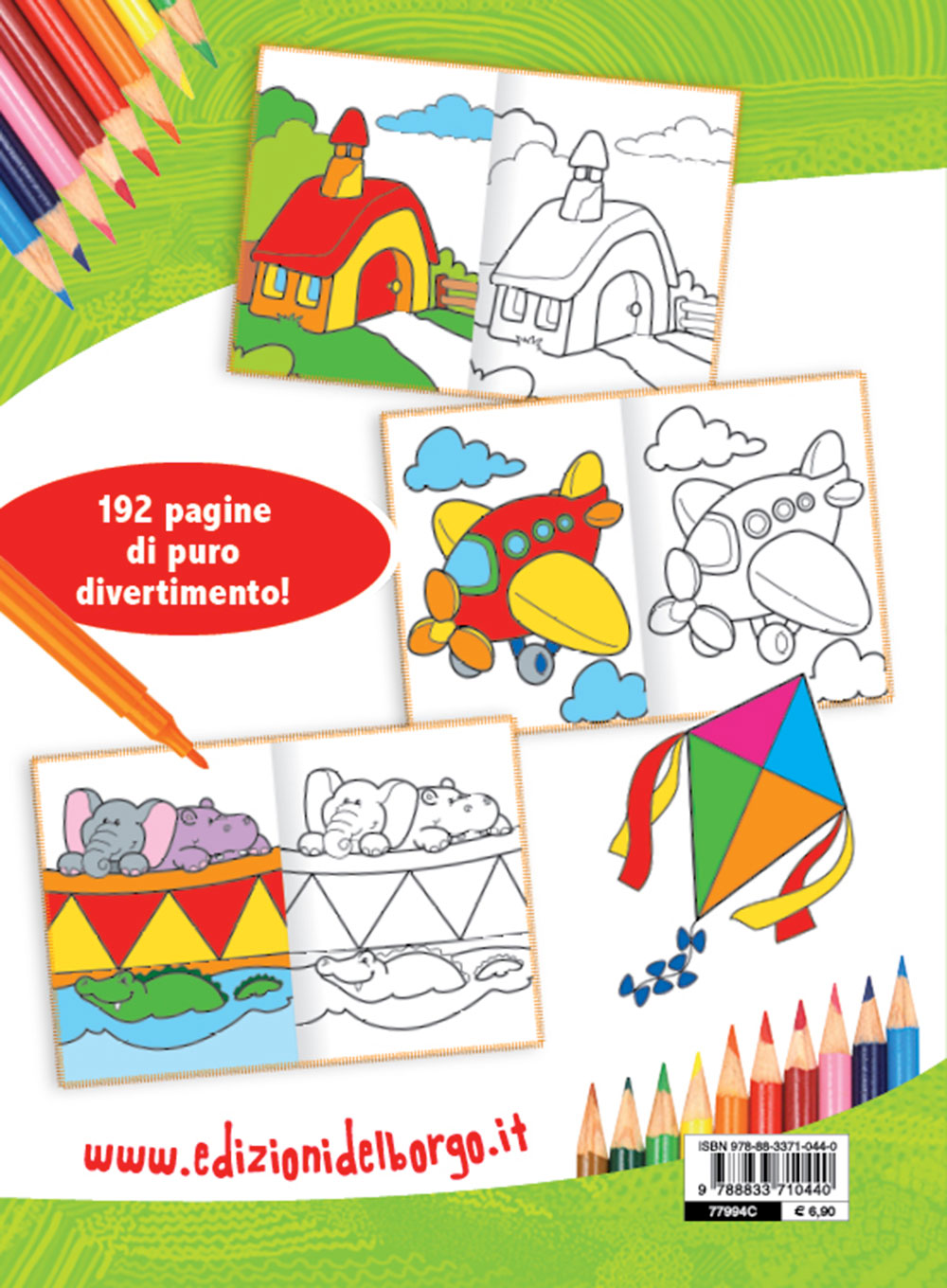 Il mio album da colorare::Animali, circo, stagioni, fiabe, giocattoli e tanto altro! - 192 pagine per divertirsi colorando!