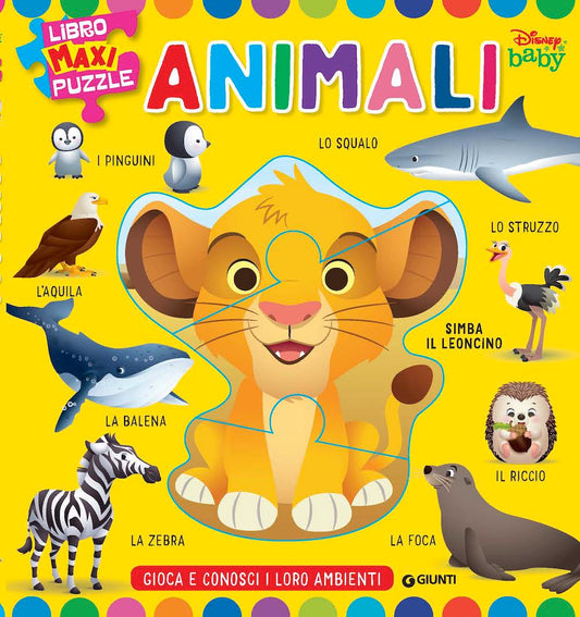 Libro Maxi puzzle Animali Baby::GIOCA E CONOSCI I LORO AMBIENTI