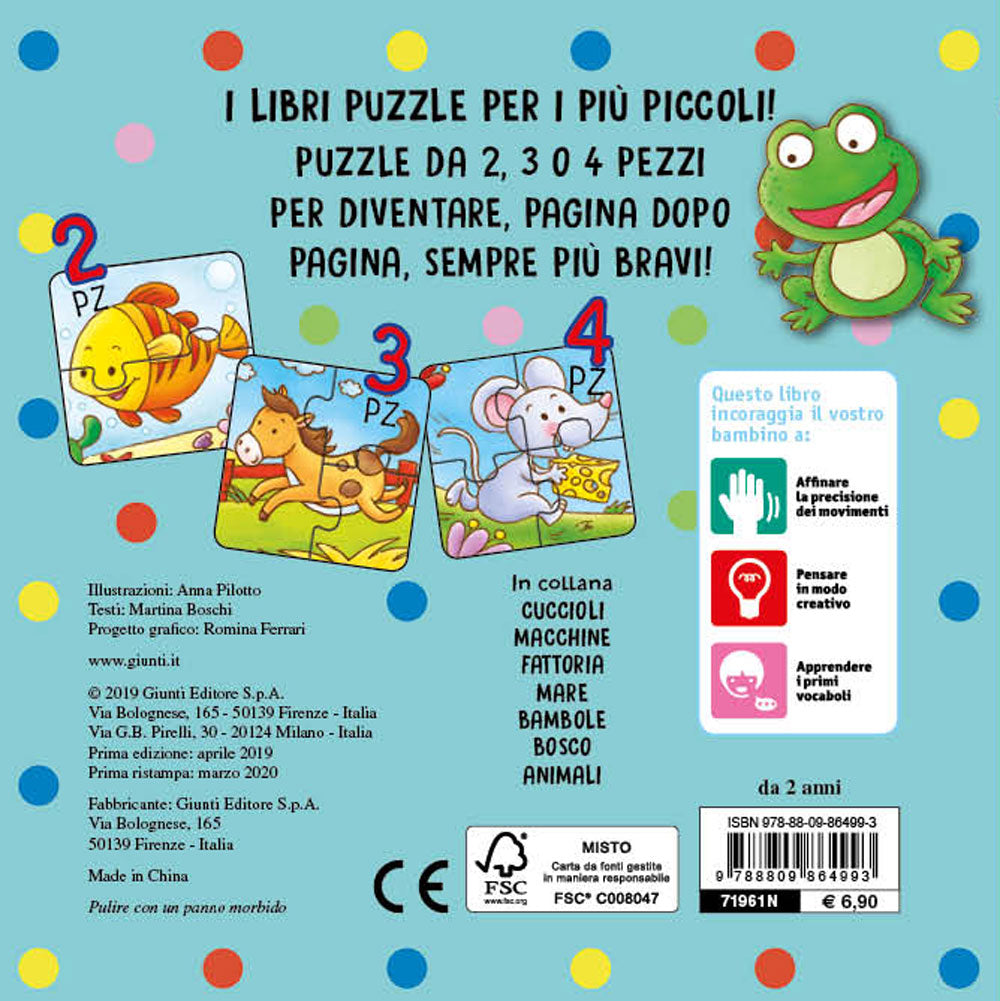 Animali::5 puzzle facili facili