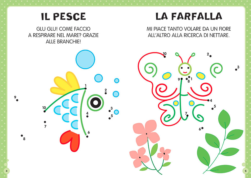 Puntini. Animali
