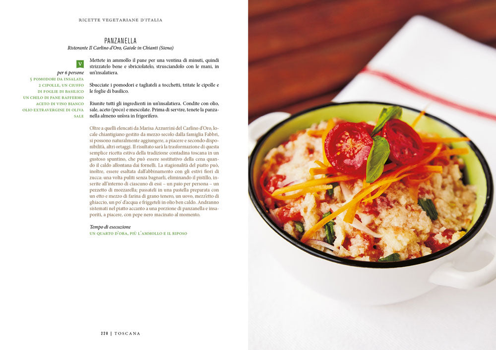 Ricette vegetariane d'Italia. 400 piatti della tradizione regionale::400 piatti della tradizione regionale