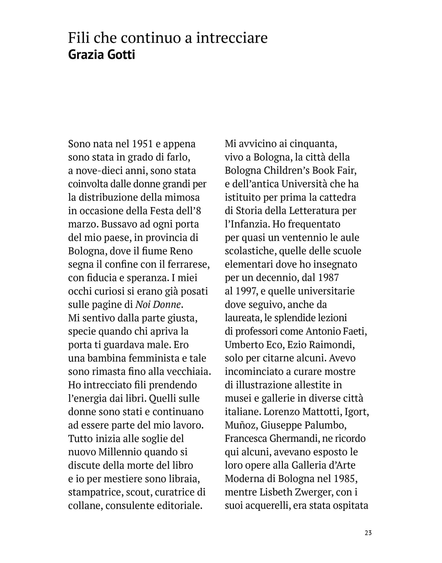 HerStory::Un racconto editoriale