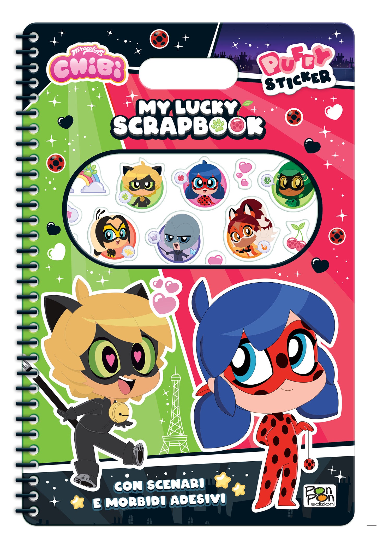 Miraculous. Puffy sticker. My lucky scrapbook