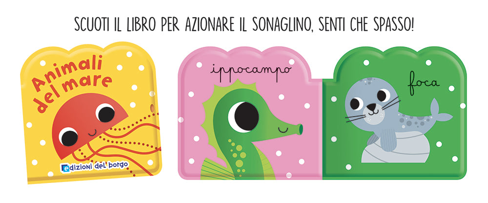 Libri bagno - Gli animali del mare::Tre divertenti libri bagno per giocare!