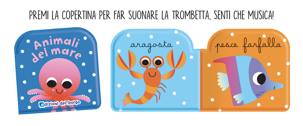 Libri bagno - Gli animali del mare::Tre divertenti libri bagno per giocare!