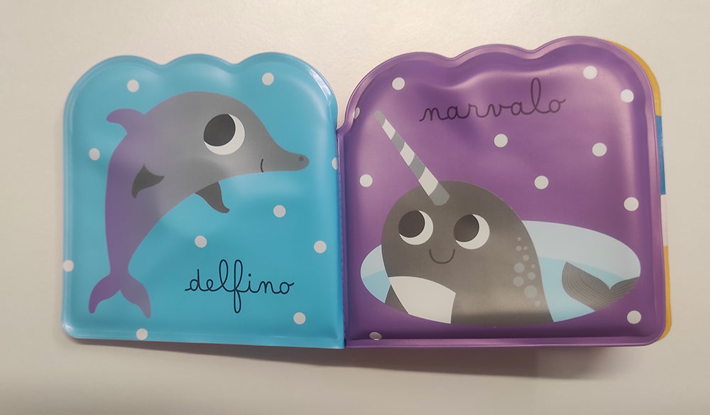 Libri bagno - Gli animali del mare::Tre divertenti libri bagno per giocare!