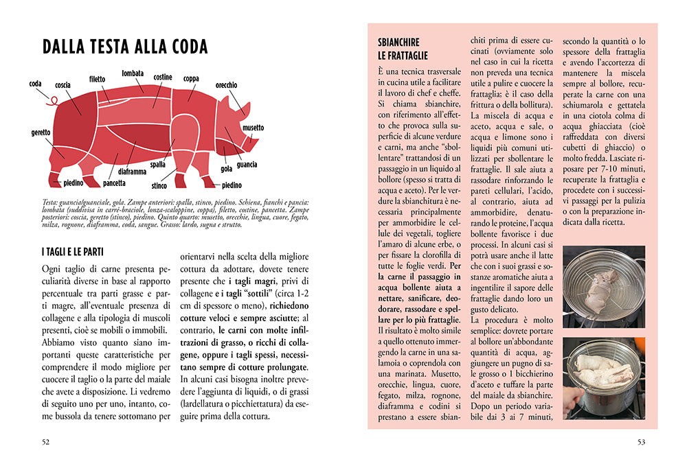 I tagli del maiale::Le razze, le preparazioni di base e le tecniche di cottura. Master di cucina.