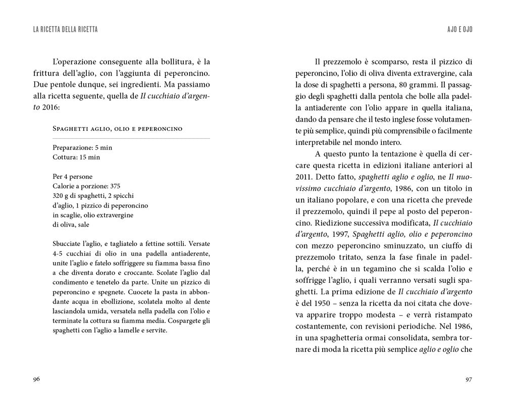 La ricetta della ricetta. Storia e percorsi attraverso 500 anni di testi gastronomici::Storia e percorsi attraverso 500 anni di testi gastronomici