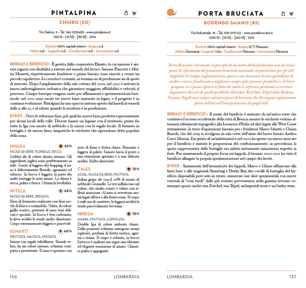 GUIDA ALLE BIRRE D'ITALIA 2023::490 AZIENDE RACCONTATE. 2430 BIRRE E SIDRI RECENSITI