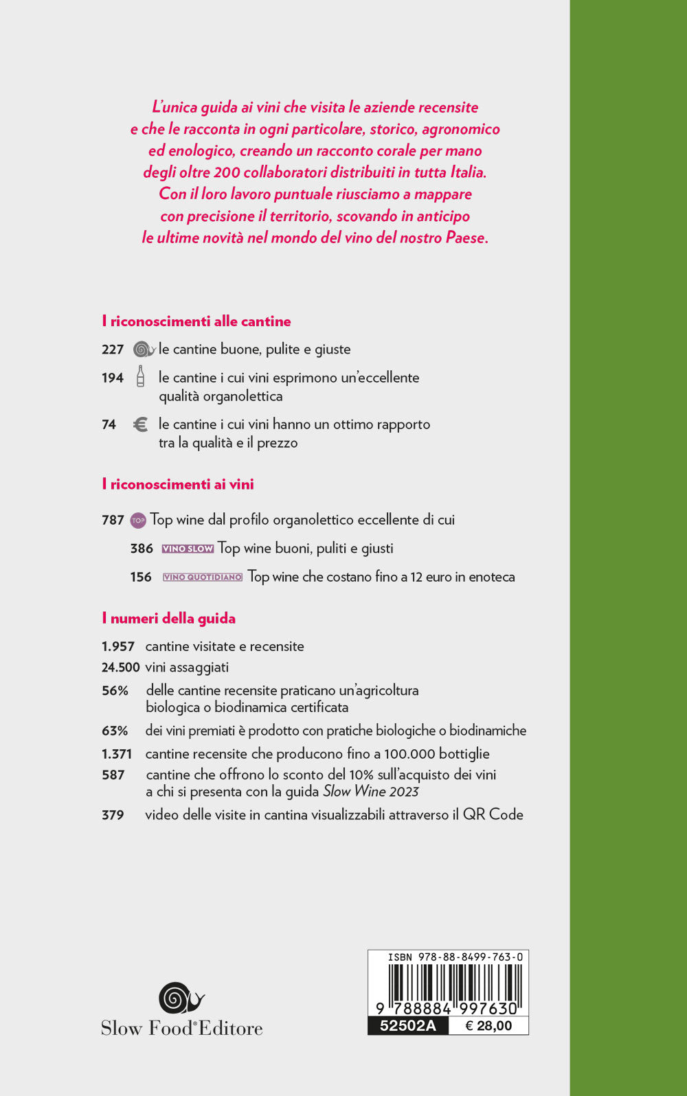 Slow Wine guida 2023::Storie di vita, vigne, vini in Italia