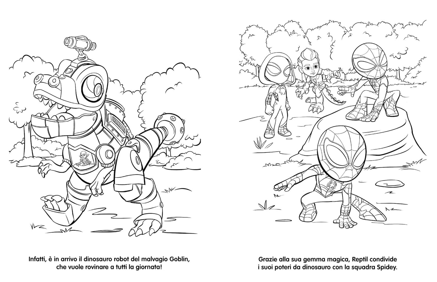 Spidey Dino-Webs Libro Pastello::12 Mini pastelli per colorare