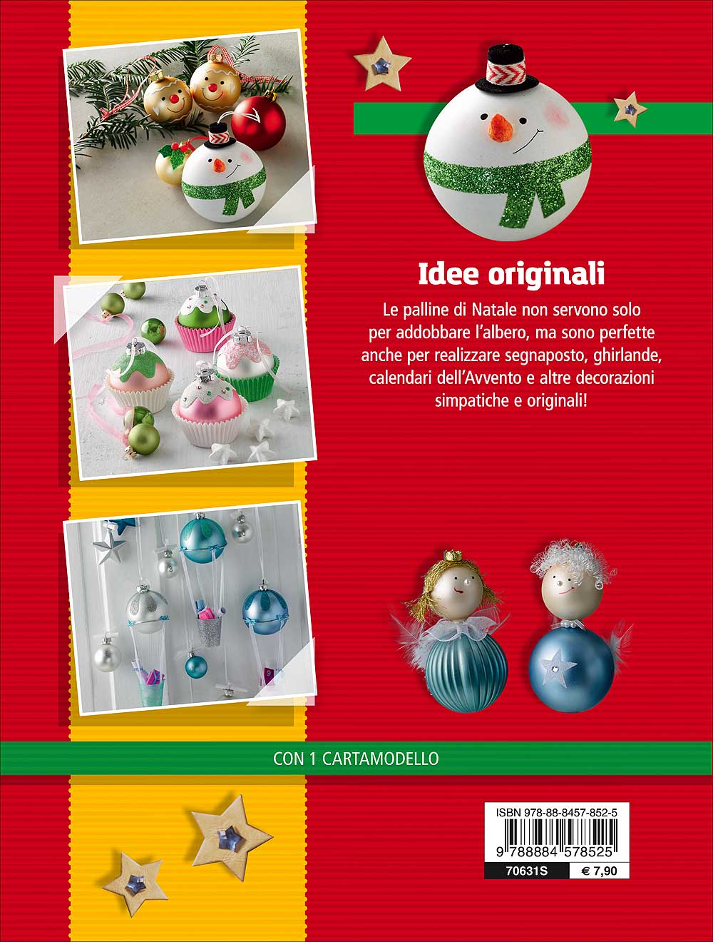 Fantasia di Natale::Addobbi per la casa e l'albero di Natale - Con 1 cartamodello
