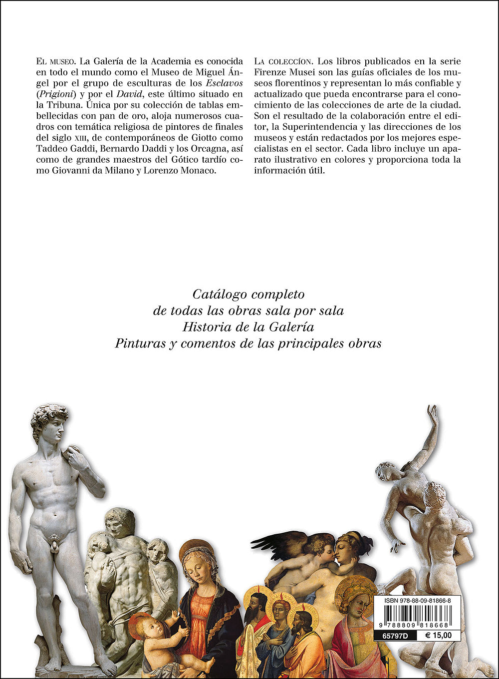 Galería de la Academia (in spagnolo)::Guía oficial. Todas las obras - Edizione aggiornata
