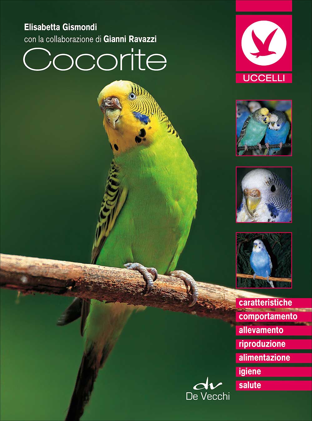 Cocorite::Caratteristiche - Comportamento - Allevamento - Riproduzione - Alimentazione - Igiene - Salute