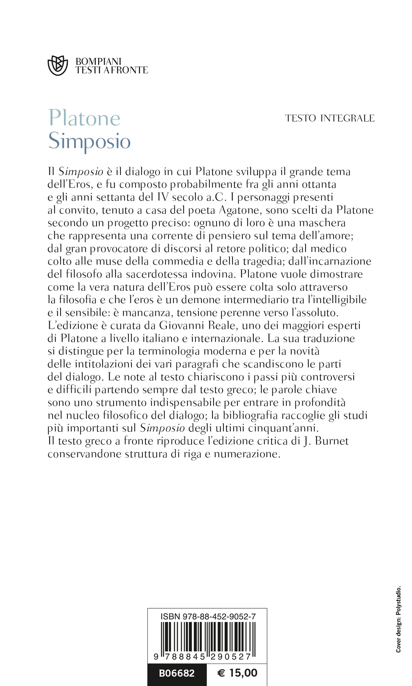 Simposio::Testo greco a fronte