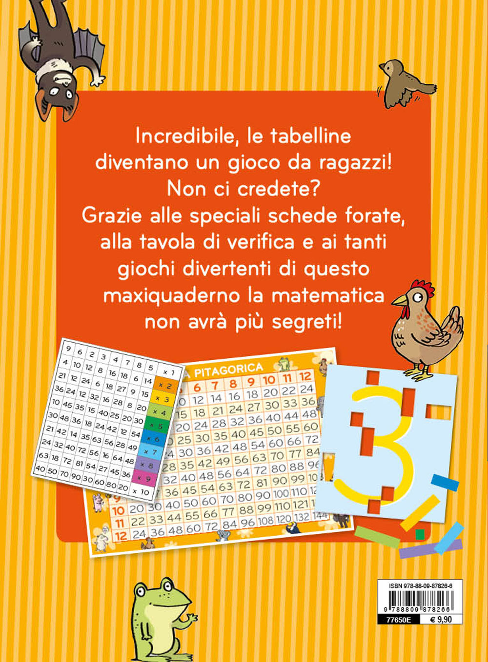 Il gioco segreto per imparare le tabelline::con poster della Tavola Pitagorica