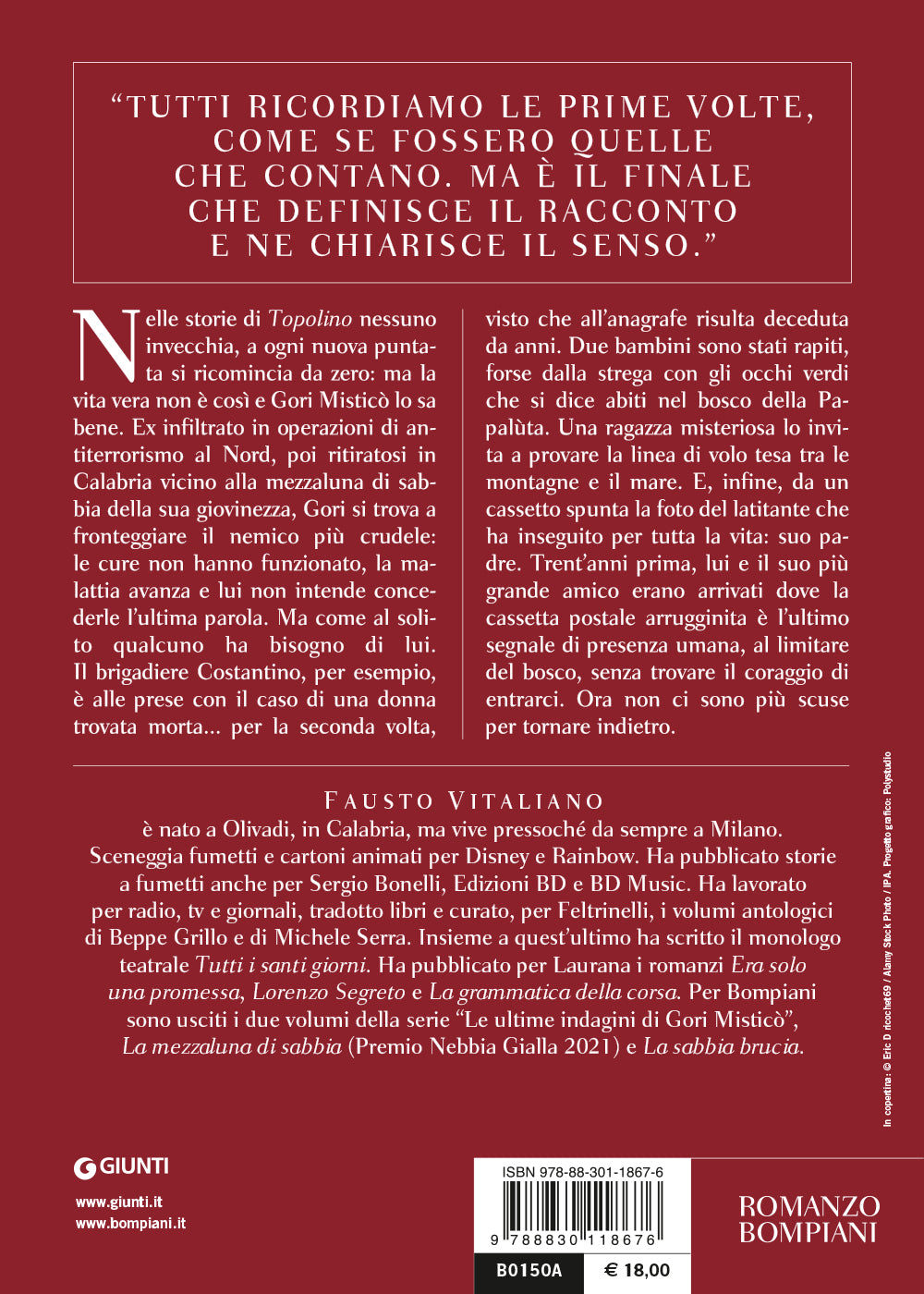 Scritto sulla sabbia::L'ultima indagine di Gori Misticò