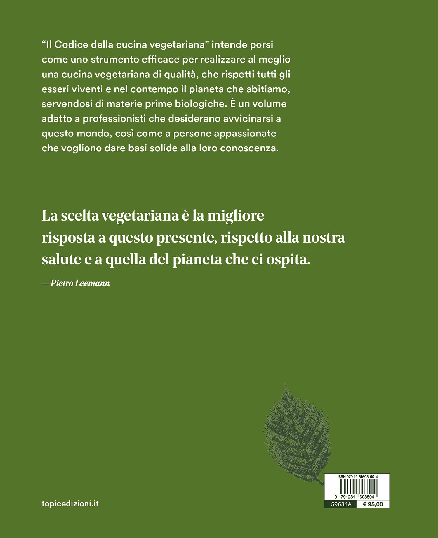 IL CODICE DELLA CUCINA VEGETARIANA